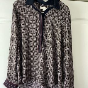 Loft Patterned blouse in size medium